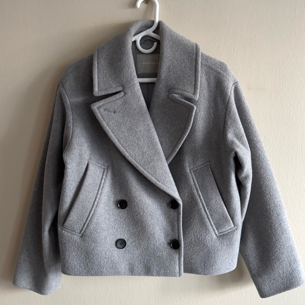 Everlane The ReWool Short Peacoat
